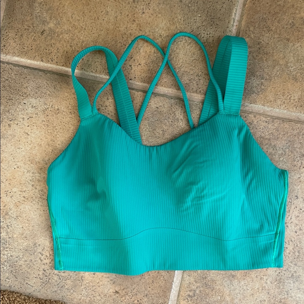 lululemon athletica Turquoise Strappy Sports Bra